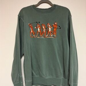 Green Barstool Golf Tiger Unisex Crewneck